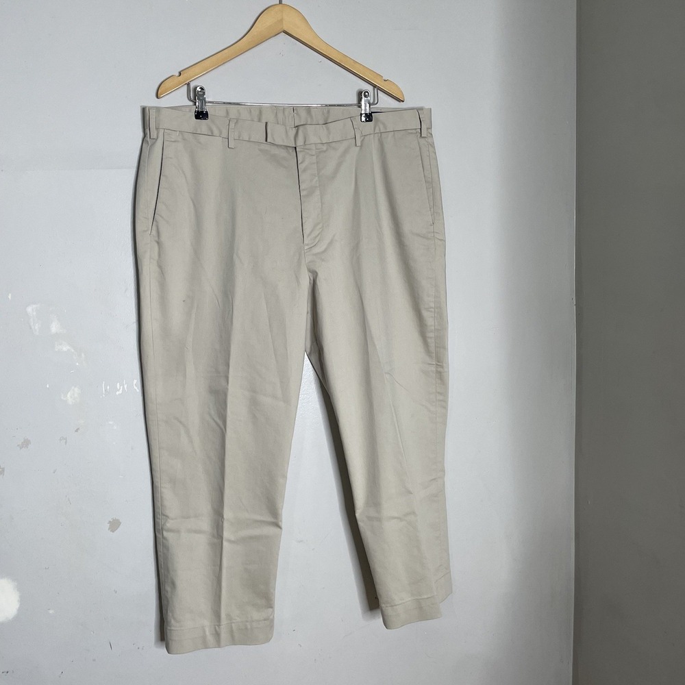 Polo Ralph Lauren Stretch Slim Fit Chino‎ Pants Twill Men's Size 40X27 Tan Khaki